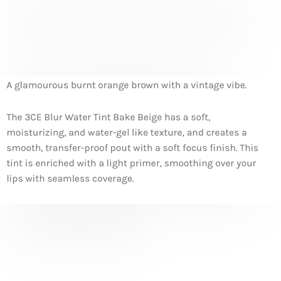 3CE STYLENANDA - Blur water tint lip wand 💋💋💋 #baked beige” - Picture 9 of 10